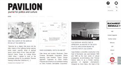 Desktop Screenshot of pavilionmagazine.org